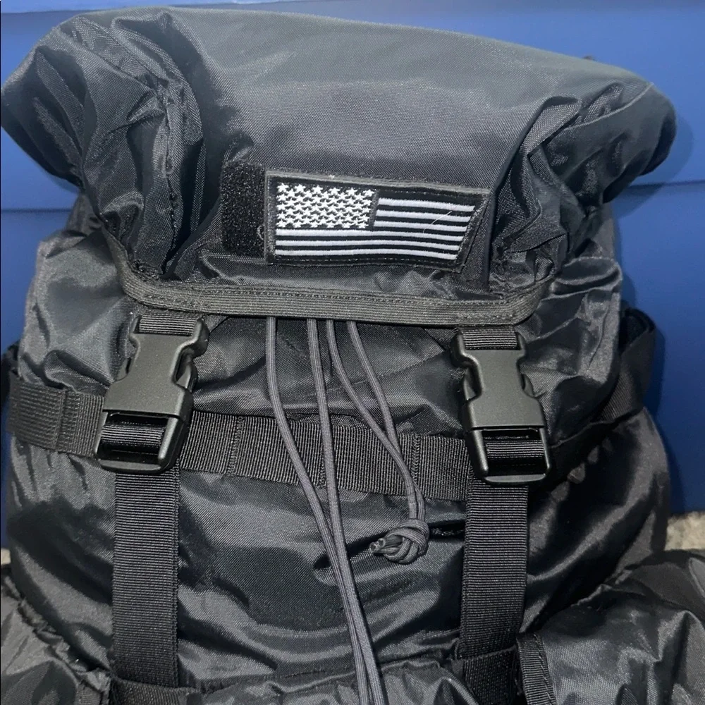 Large Black Tactical ,rucksack Backpack - Picture 2 of 10